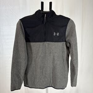 Under Armour Men's Hybrid Sweater Grey And Black Size: S